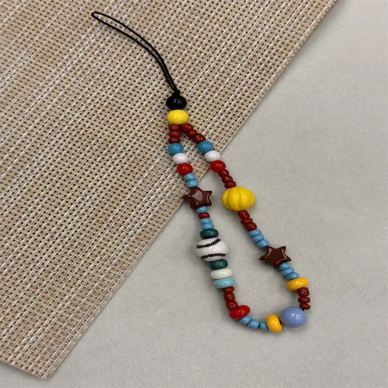 Colorful Beaded Charm Phone Lanyard Stornfield 1790135132