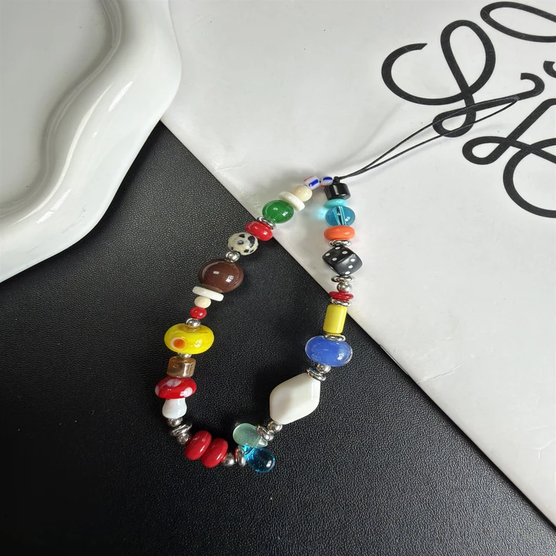 Colorful Beaded Charm Necklace Stornfield 1790135885