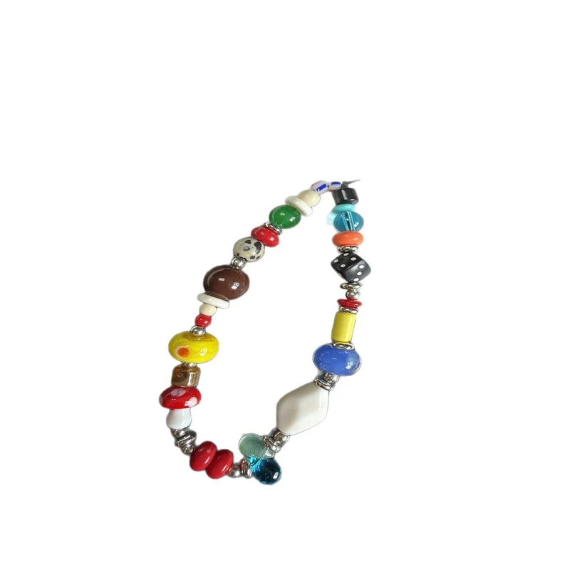 Colorful Beaded Charm Necklace Stornfield 1790135885