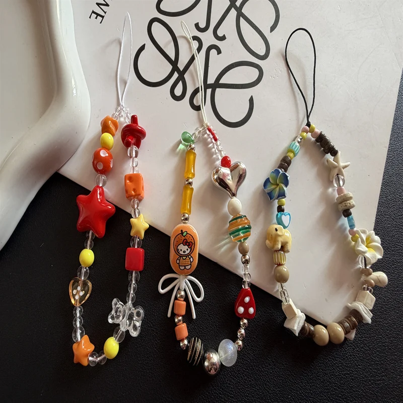 Colorful Beaded Charm Necklace Stornfield 1790135794