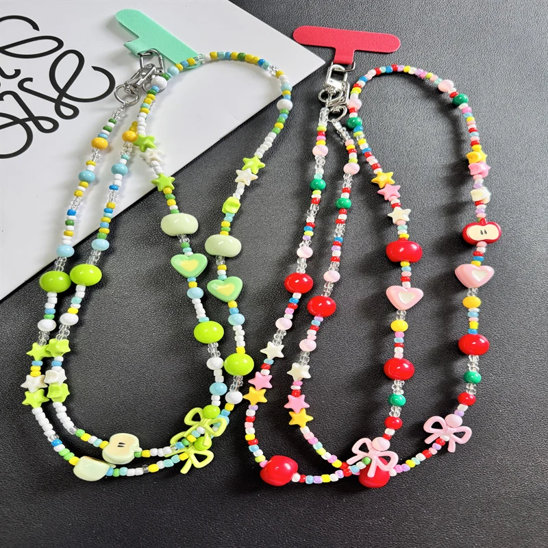 Colorful Beaded Charm Necklace Stornfield 1790135737