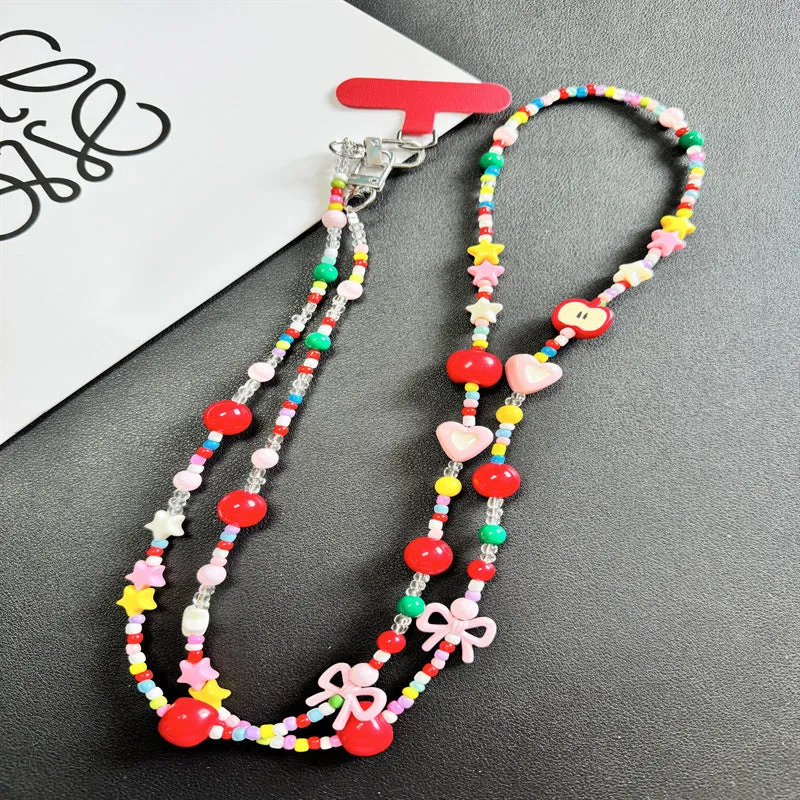 Colorful Beaded Charm Necklace Stornfield 1790135737