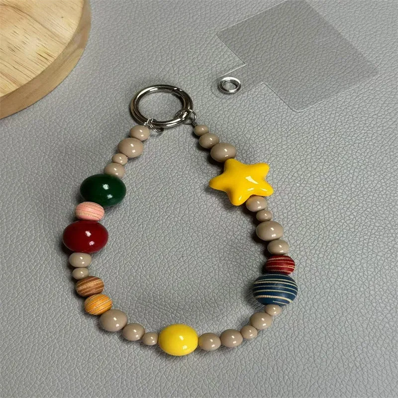 Colorful Beaded Charm Keychain Stornfield