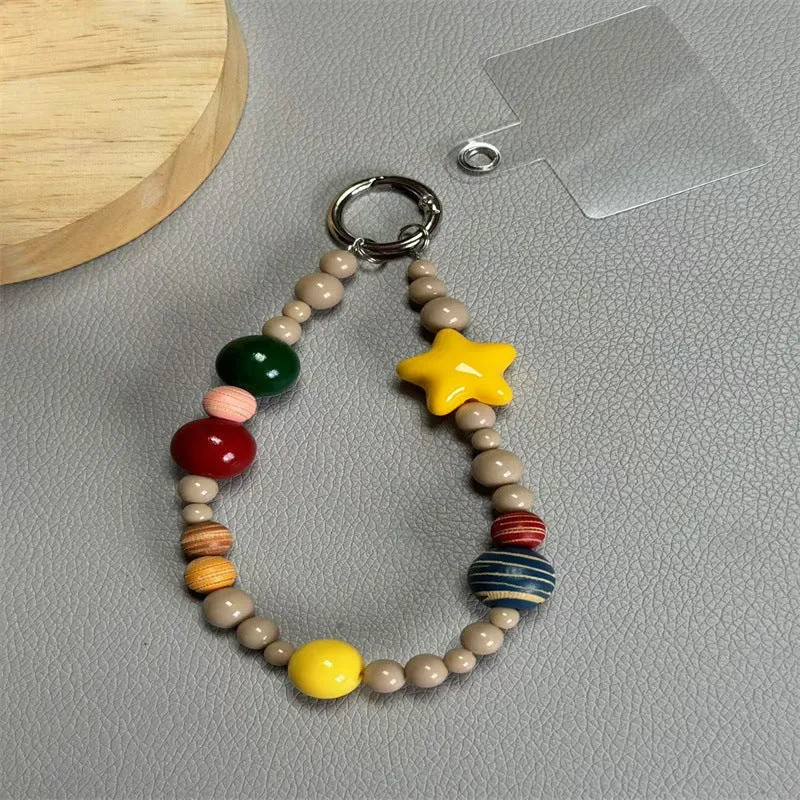 Colorful Beaded Charm Keychain Stornfield