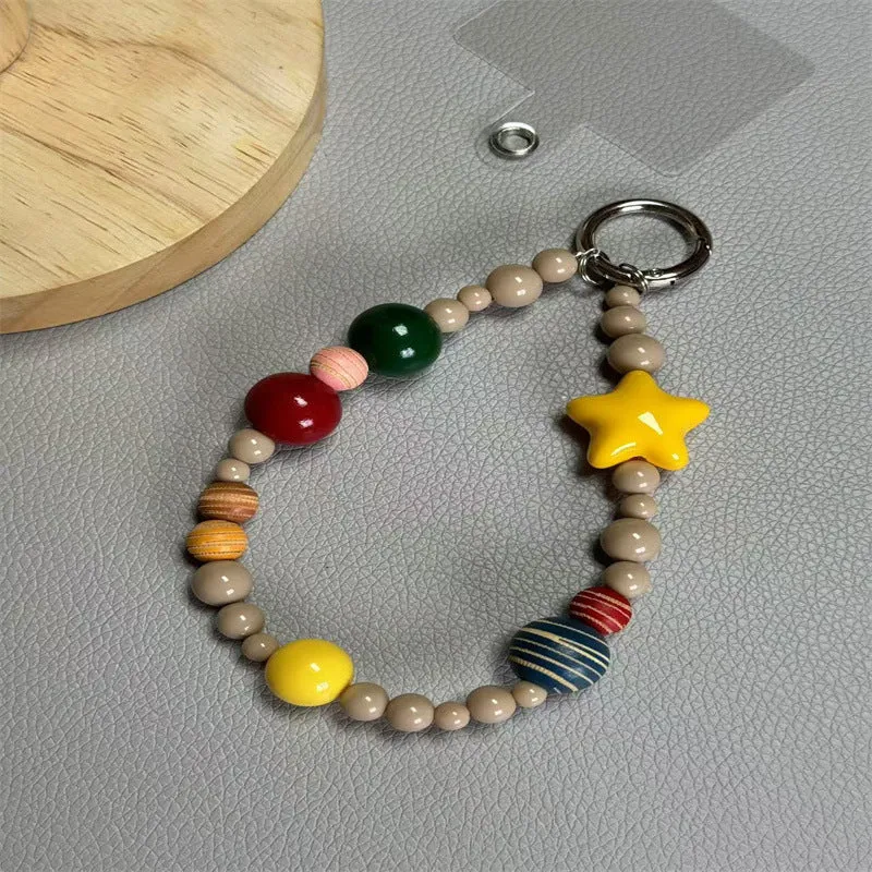 Colorful Beaded Charm Keychain Stornfield