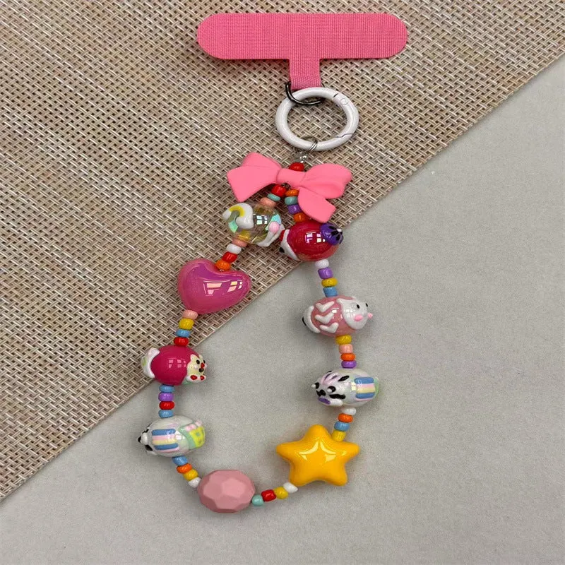 Colorful Beaded Charm Keychain Stornfield 1790135618
