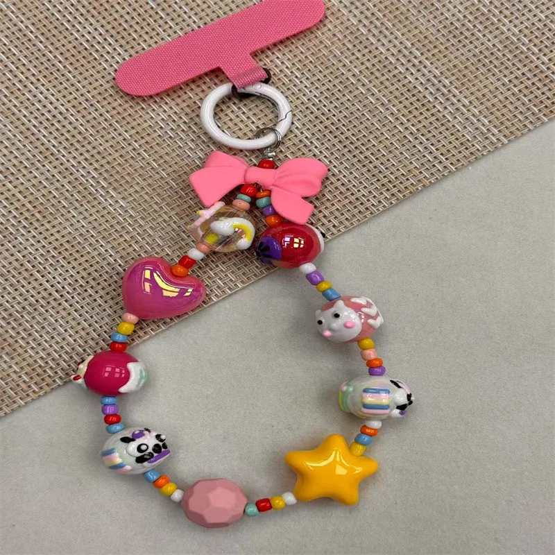 Colorful Beaded Charm Keychain Stornfield 1790135618
