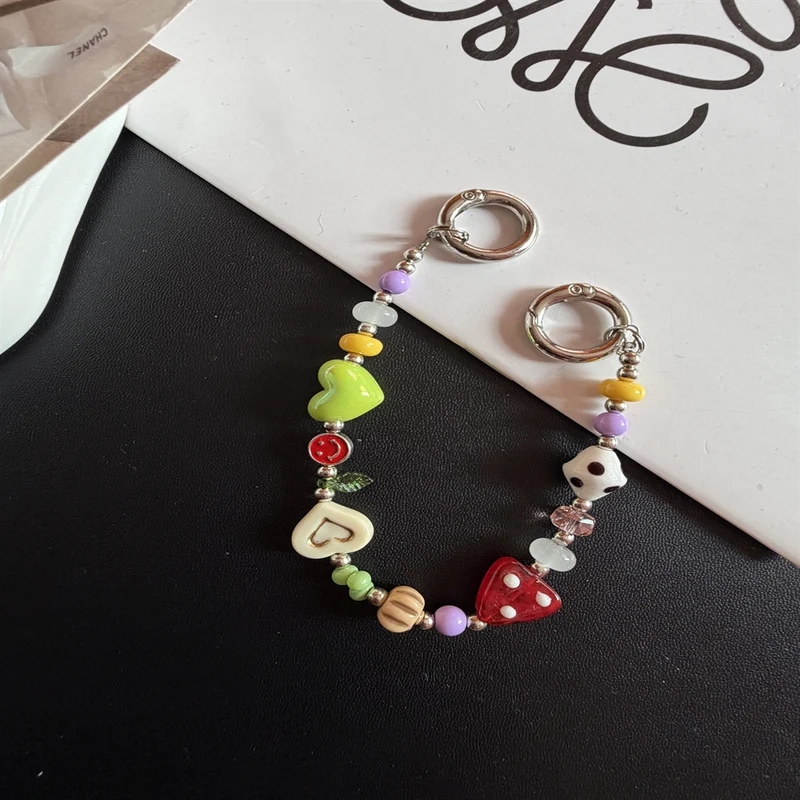 Colorful Beaded Charm Keychain Stornfield 1790135409