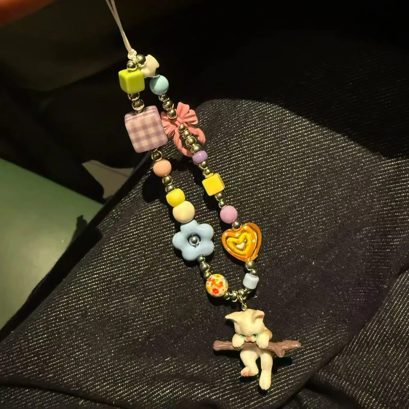 Colorful Beaded Charm Keychain Stornfield 1790135076