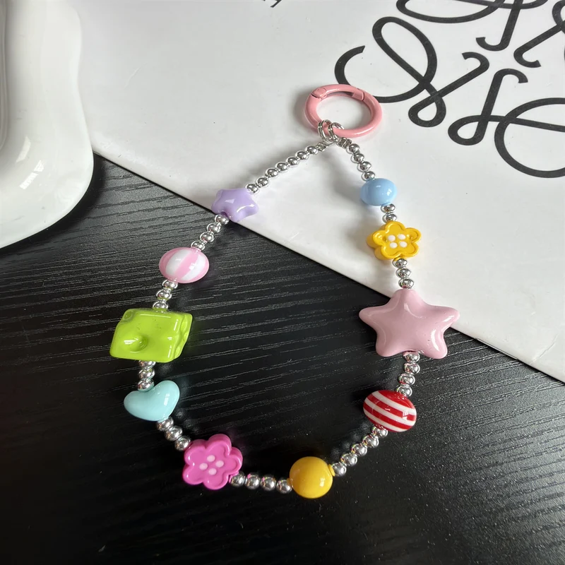 Colorful Beaded Charm Keychain Stornfield 1790134782