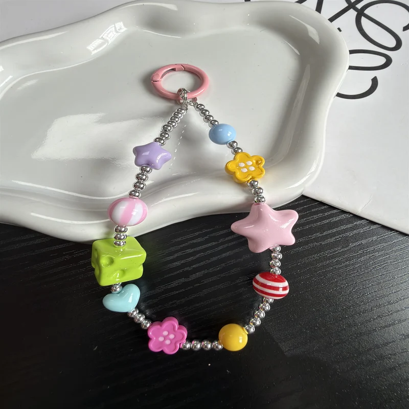 Colorful Beaded Charm Keychain Stornfield 1790134782