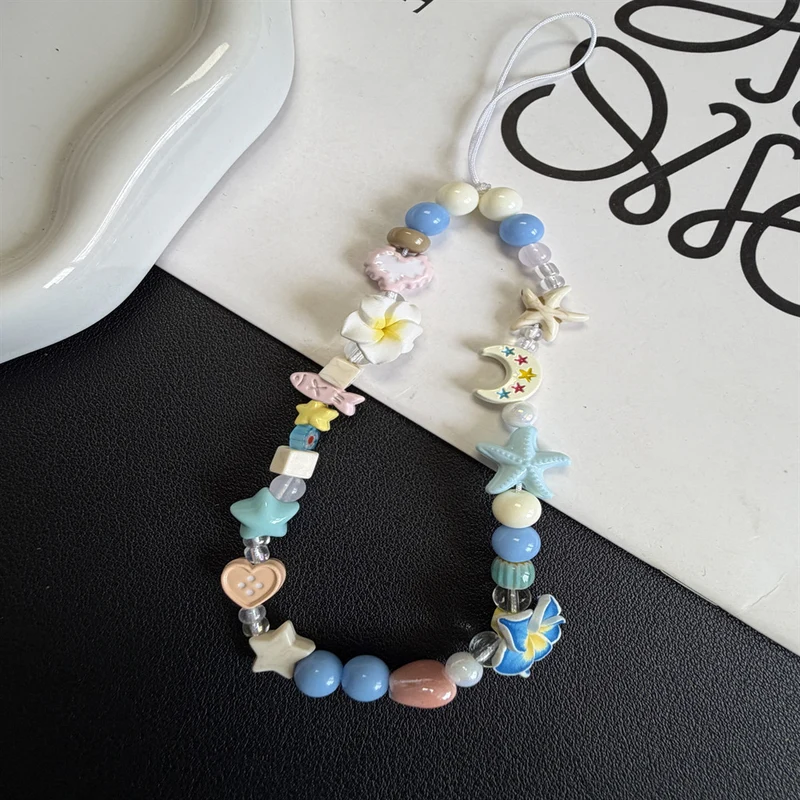 Coastal-Inspired Beaded Charm Necklace Stornfield