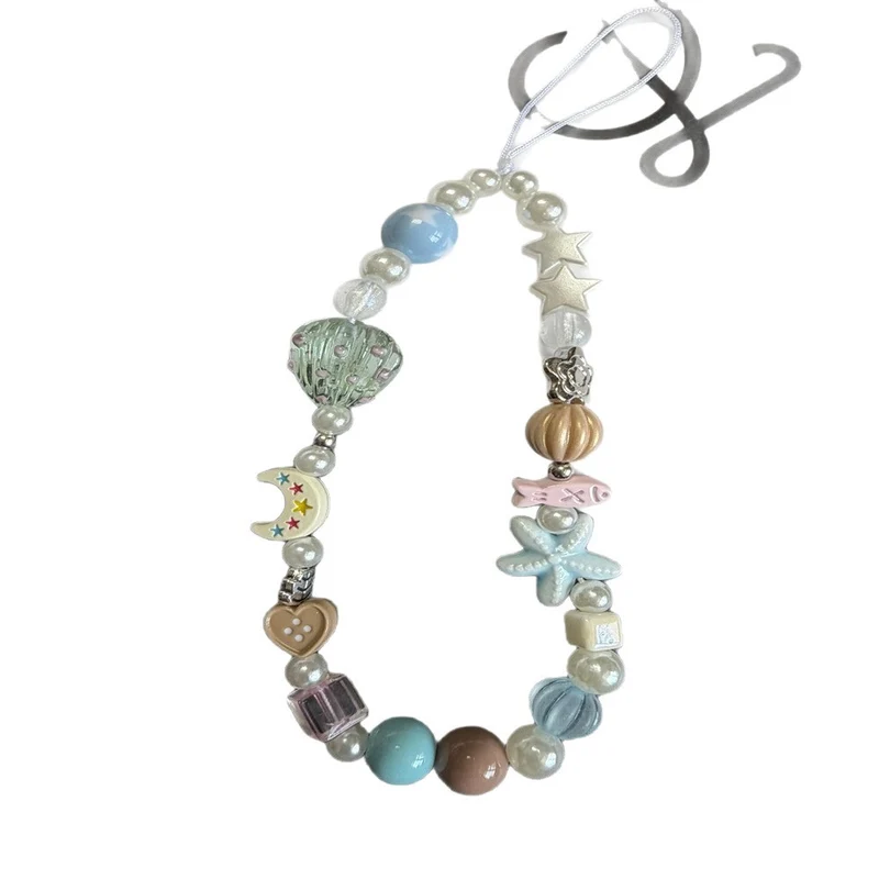 Coastal-Inspired Beaded Charm Necklace Stornfield