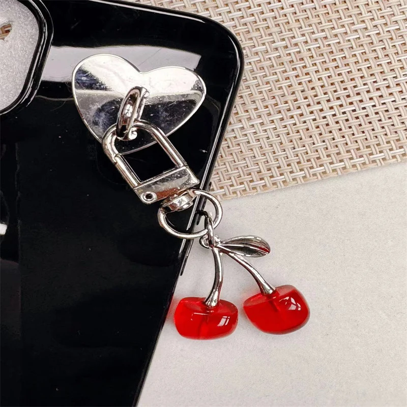 Cherry-Shaped Charm Keychain Stornfield