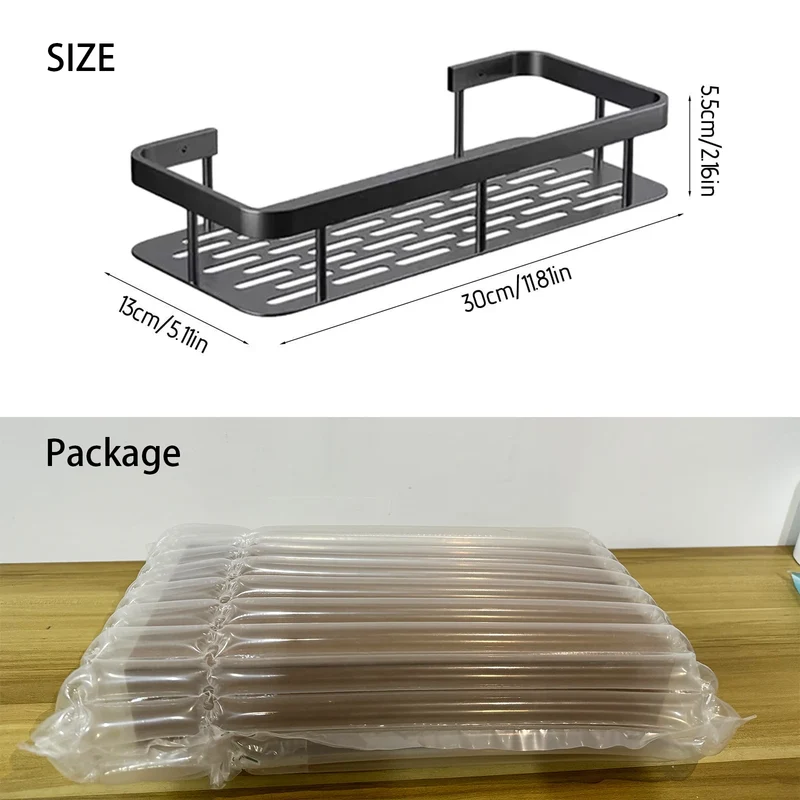 Duschregal ohne Bohren - selbstklebender Organizer für das Badezimmer
