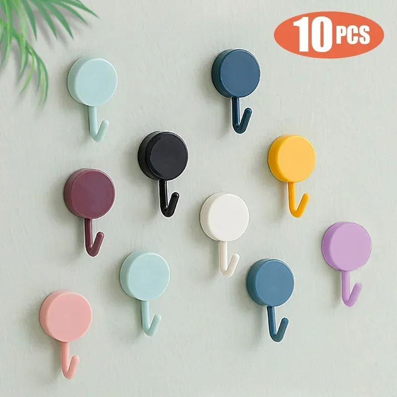 Wandhaken ohne Bohren - selbstklebend, 10er Sets