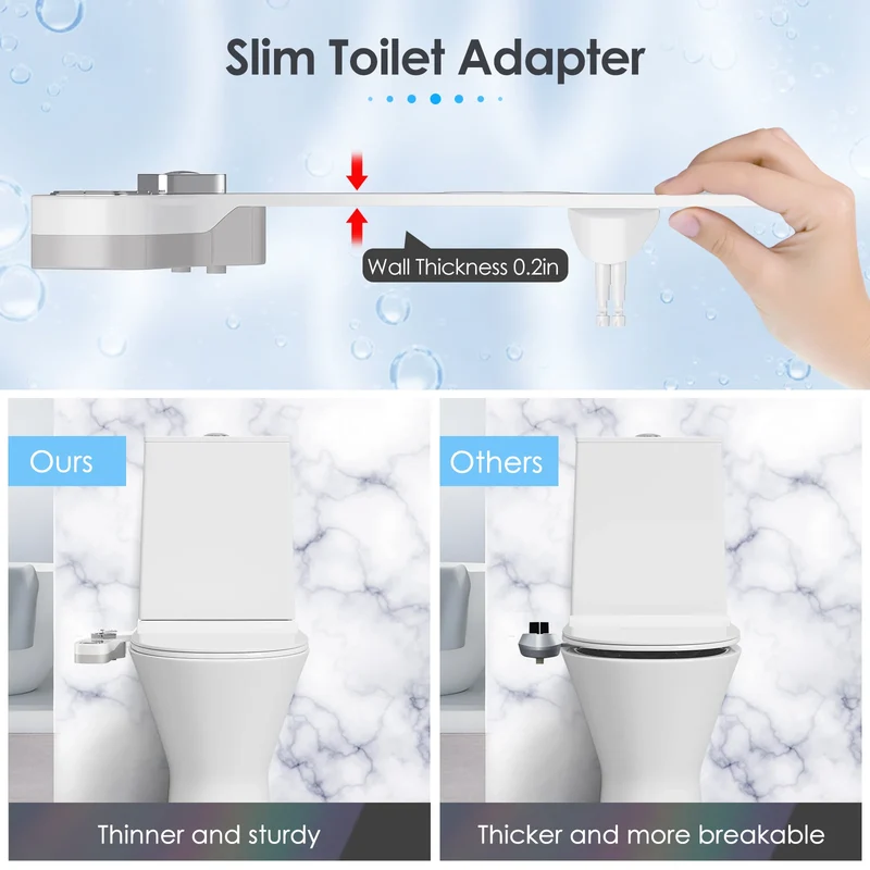 Robuster Bidet-Aufsatz