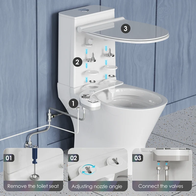Robuster Bidet-Aufsatz
