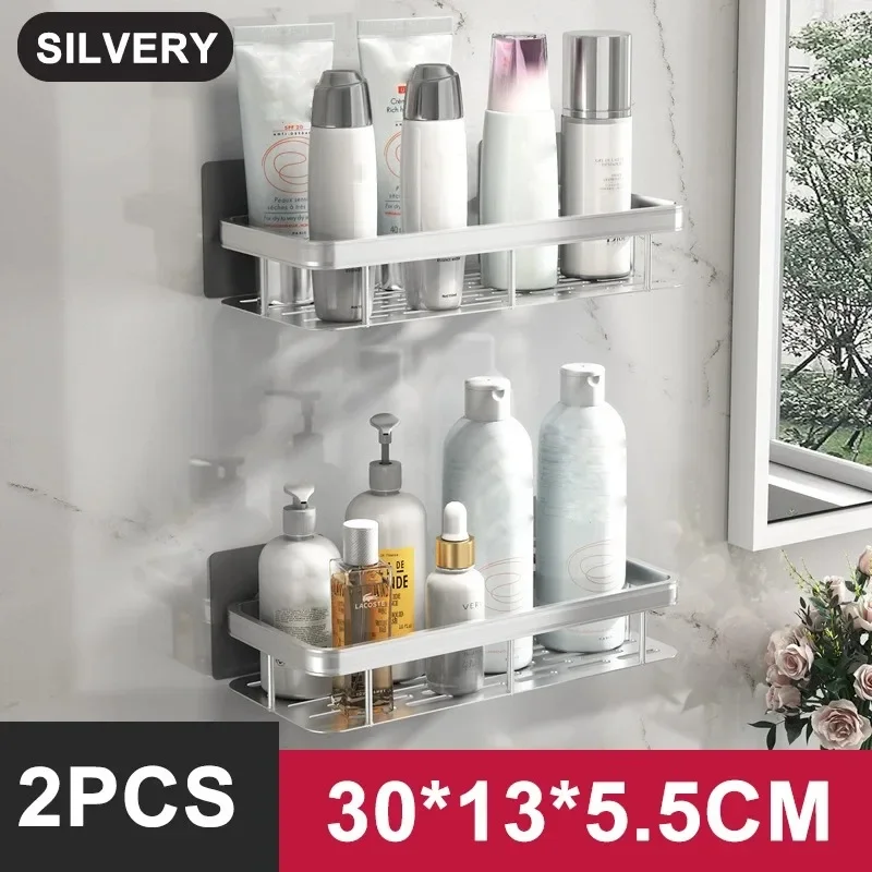 Duschregal aus Aluminium - ohne Bohren