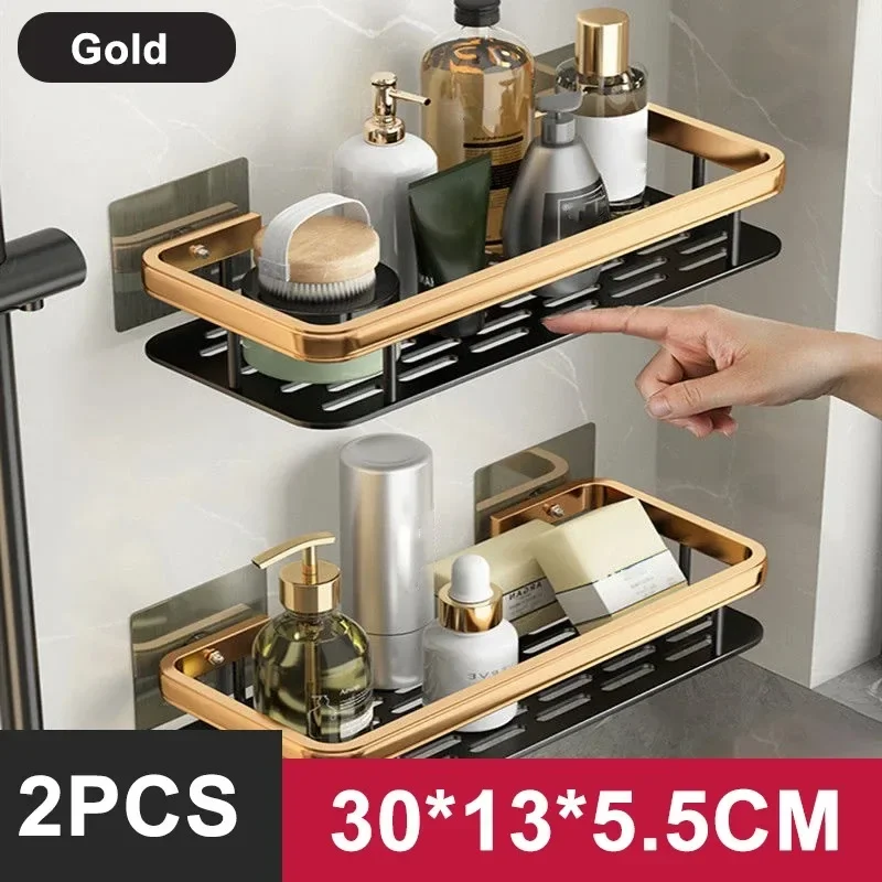 Duschregal aus Aluminium - ohne Bohren