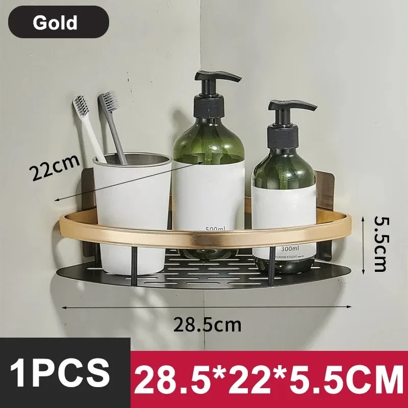 Duschregal aus Aluminium - ohne Bohren