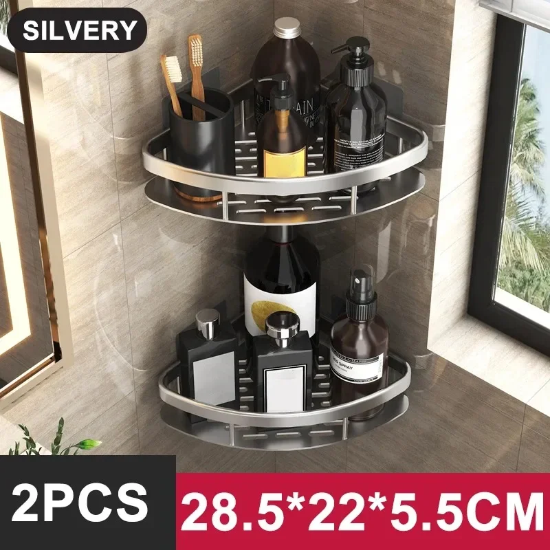 Duschregal aus Aluminium - ohne Bohren