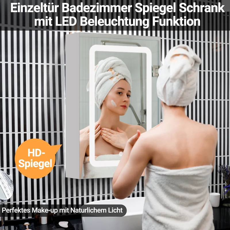 Rostfreier Spiegelschrank für Badezimmer