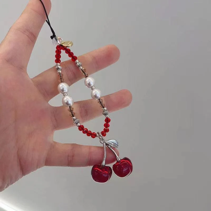 Charming Cherry Pendant Phone Charm Holder Stornfield