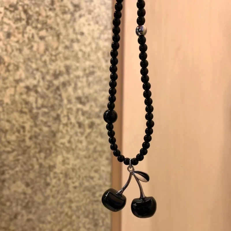 Charming Cherry Beaded Necklace Stornfield