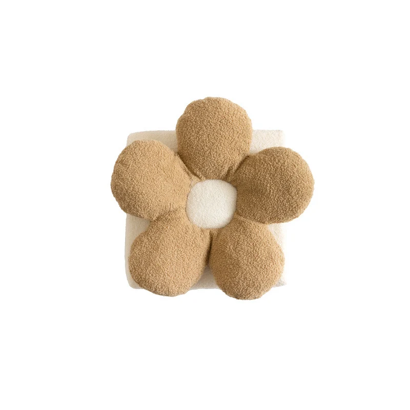 Gepolstertes Blumen-Sitzkissen mit Teddyplüsch und ergonomischen Polstern Karnz