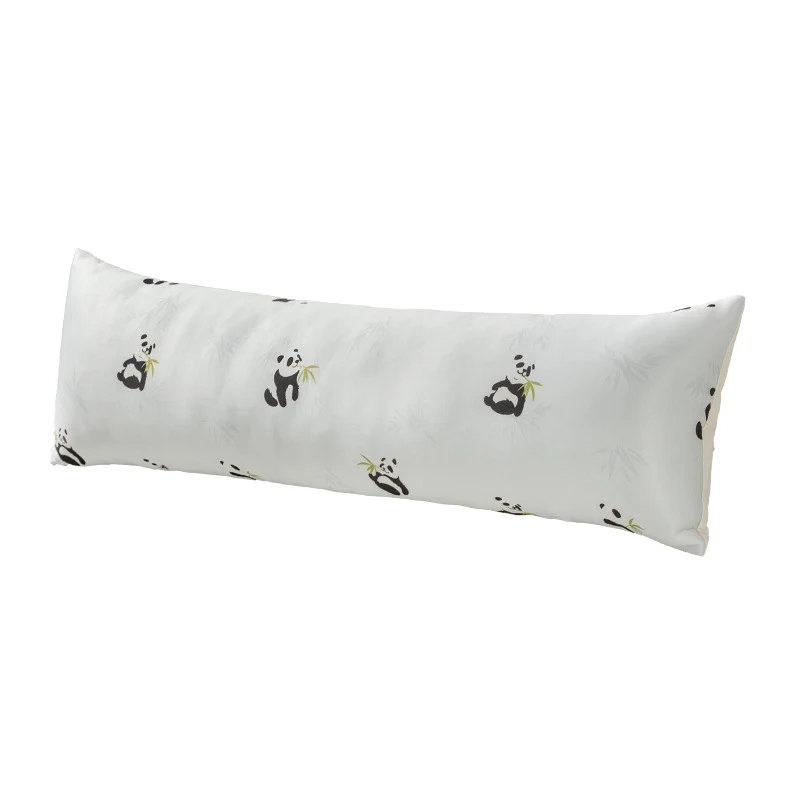 ergonomisches extra-langes Körperkissen mit Formgedächtnis-Schaum und Panda-Motiv-Bezug Karnz