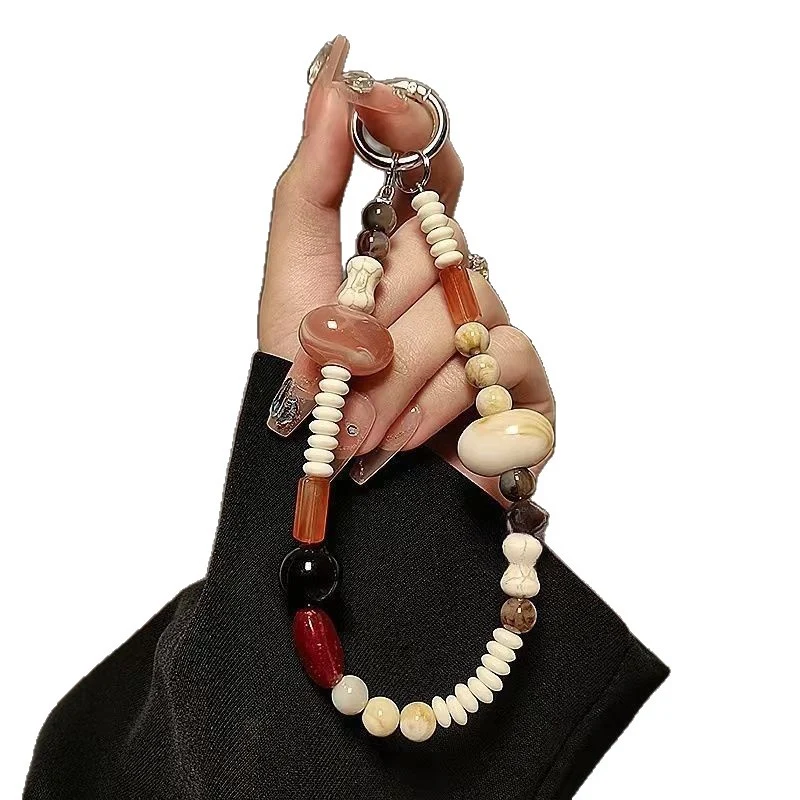 Bohemian Beaded Charm Keychain Stornfield