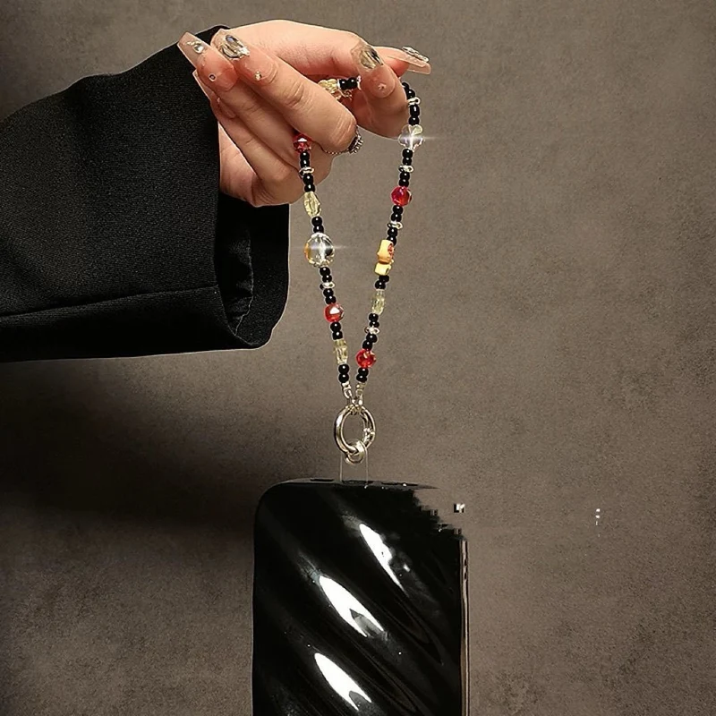 Berry-Themed Beaded Phone Charm Stornfield