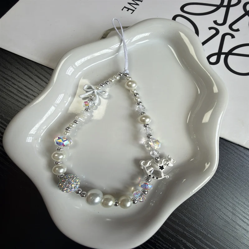 Beaded Unicorn Charm Necklace Stornfield