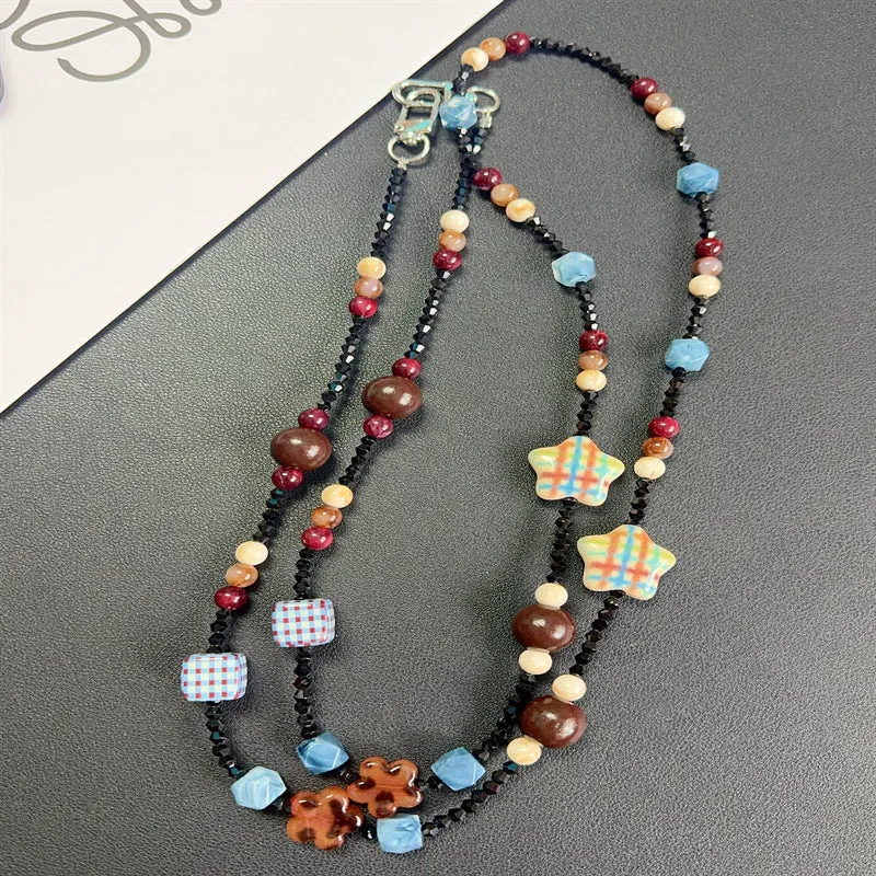 Artistic Beaded Charm Necklace Stornfield 1790134835