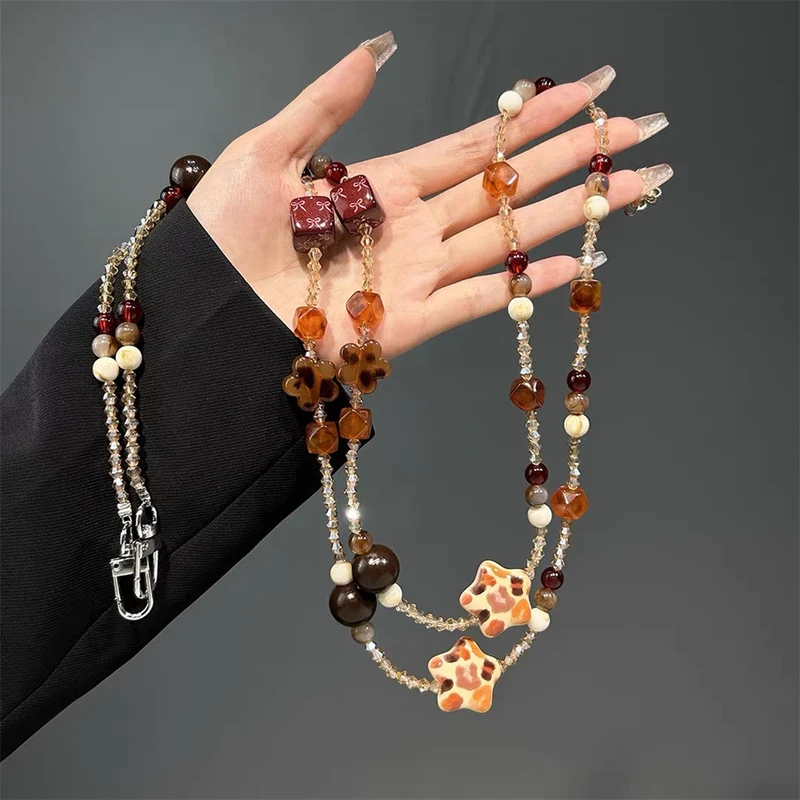 Artistic Beaded Charm Necklace Stornfield 1790134835