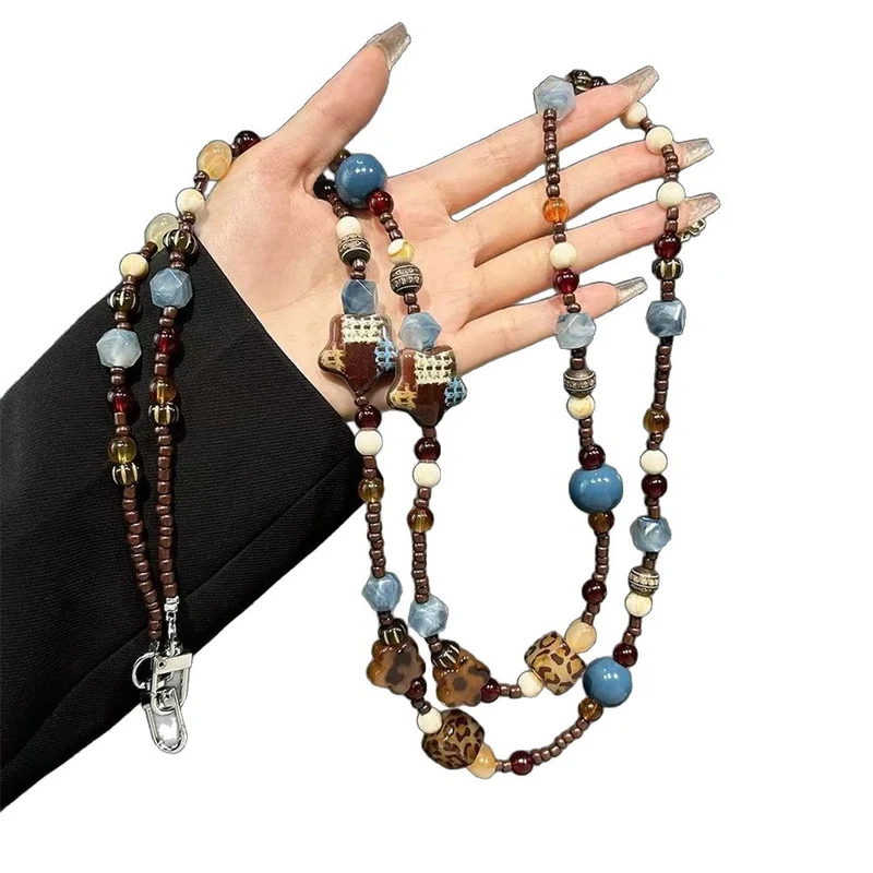 Artistic Beaded Charm Necklace Stornfield 1790134835