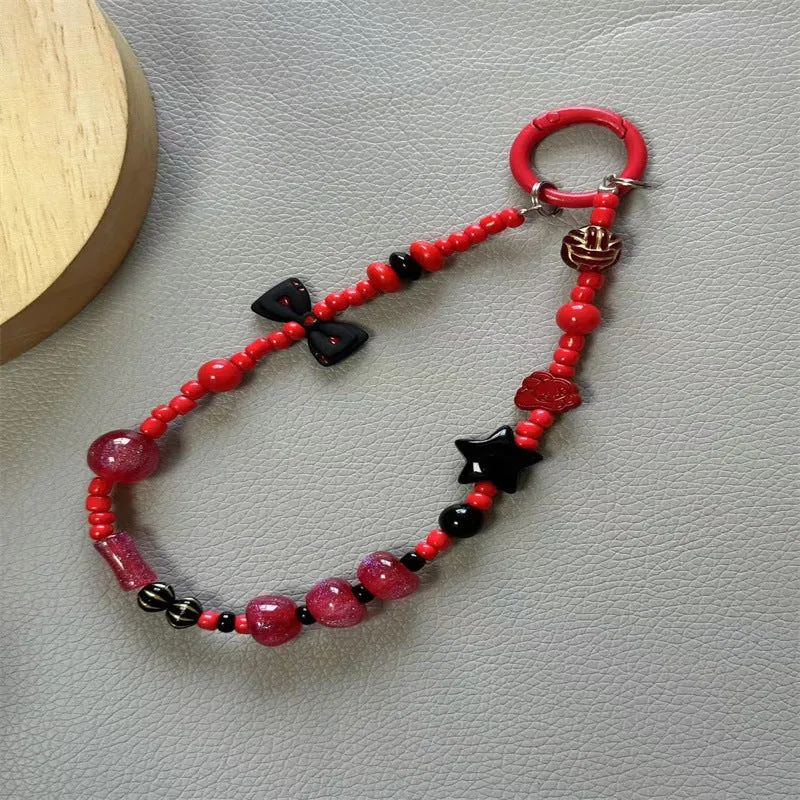 Artistic Beaded Charm Keychain Stornfield