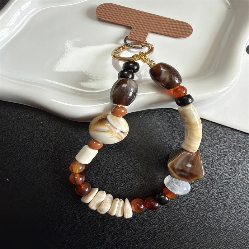 Artisan Beaded Charm Keychain Stornfield