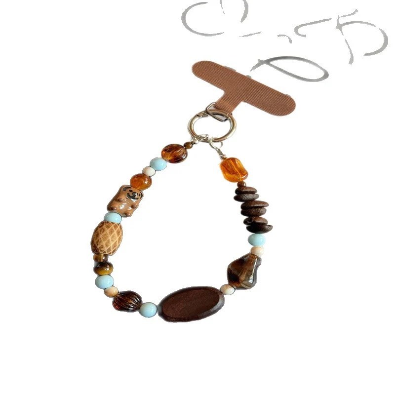 Artisan Beaded Charm Keychain Stornfield