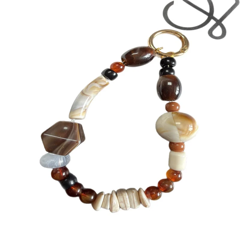 Artisan Beaded Charm Keychain Stornfield