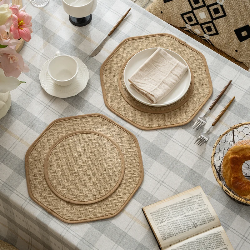 Strohsonnenhut mit breiter achteckiger Krempe und Baumwoll-Innenband Karnz