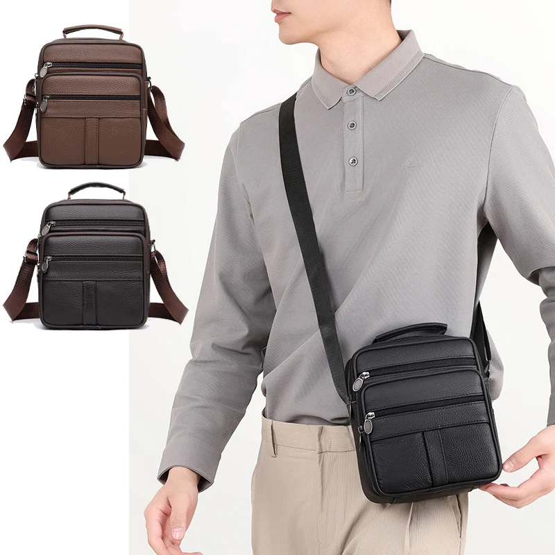 Premium Leather Messenger Bag Stornfield