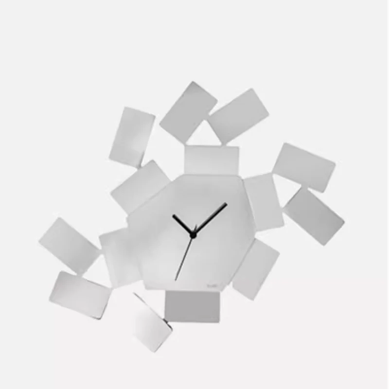 Abstrakte geometrische Wanduhr