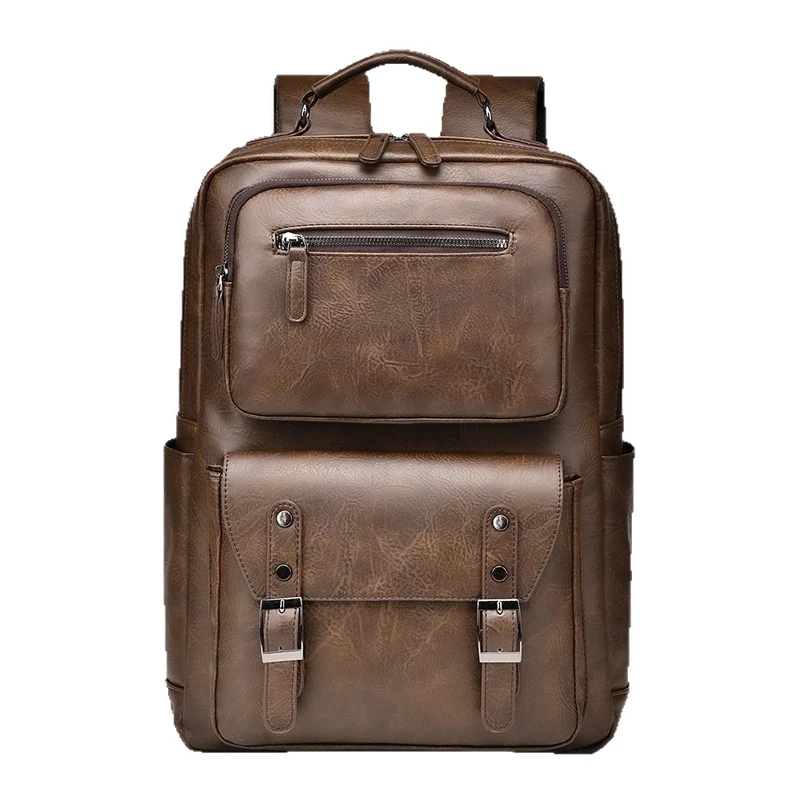 Premium Leder Reise Rucksack Karnz