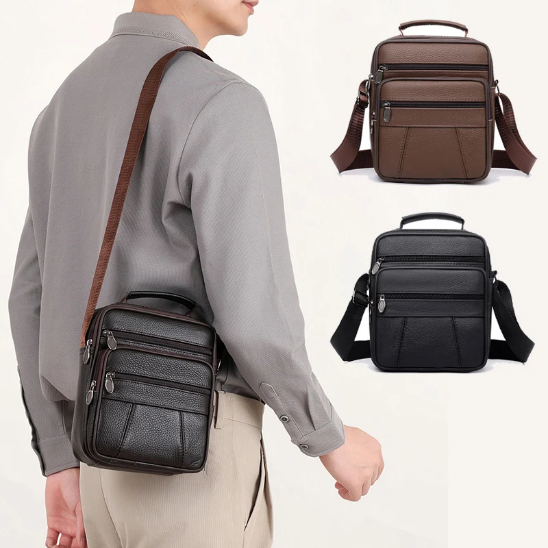 Multi-Functional Leather Crossbody Bag Stornfield