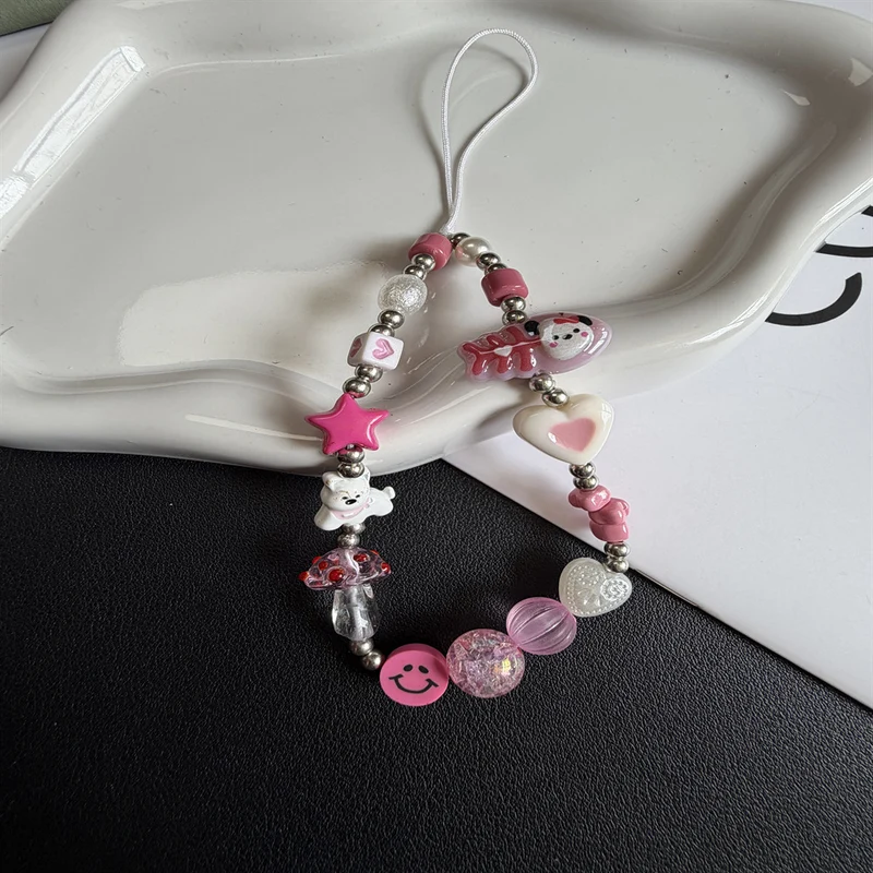 Kreativer Perlen Charm Brillenhalter Karnz