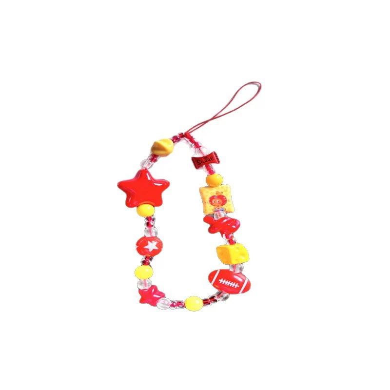 Bunte thematische Perlen-Charm-Lanyard Karnz