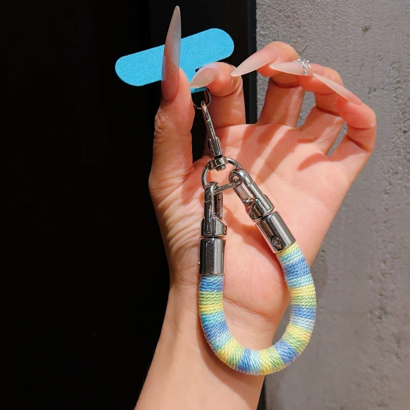 Bunter Texturierter Schlüsselanhänger Halter Karnz