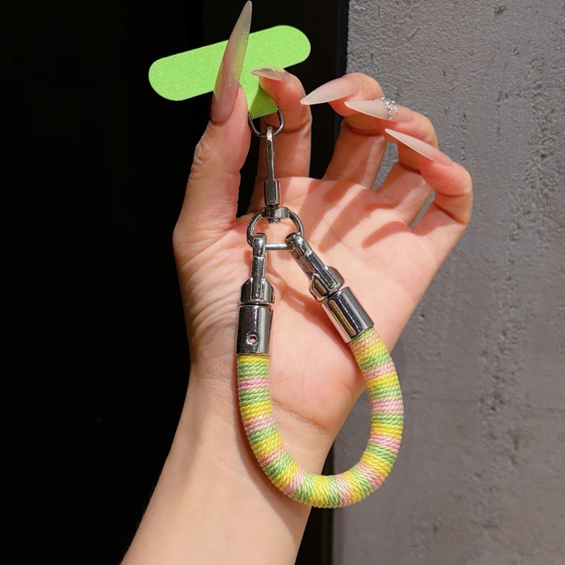 Bunter Texturierter Schlüsselanhänger Halter Karnz
